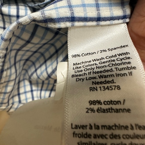 Vineyard Vines by Shep and Ian Blue Checkered dress shirt - Picture 4 of 5